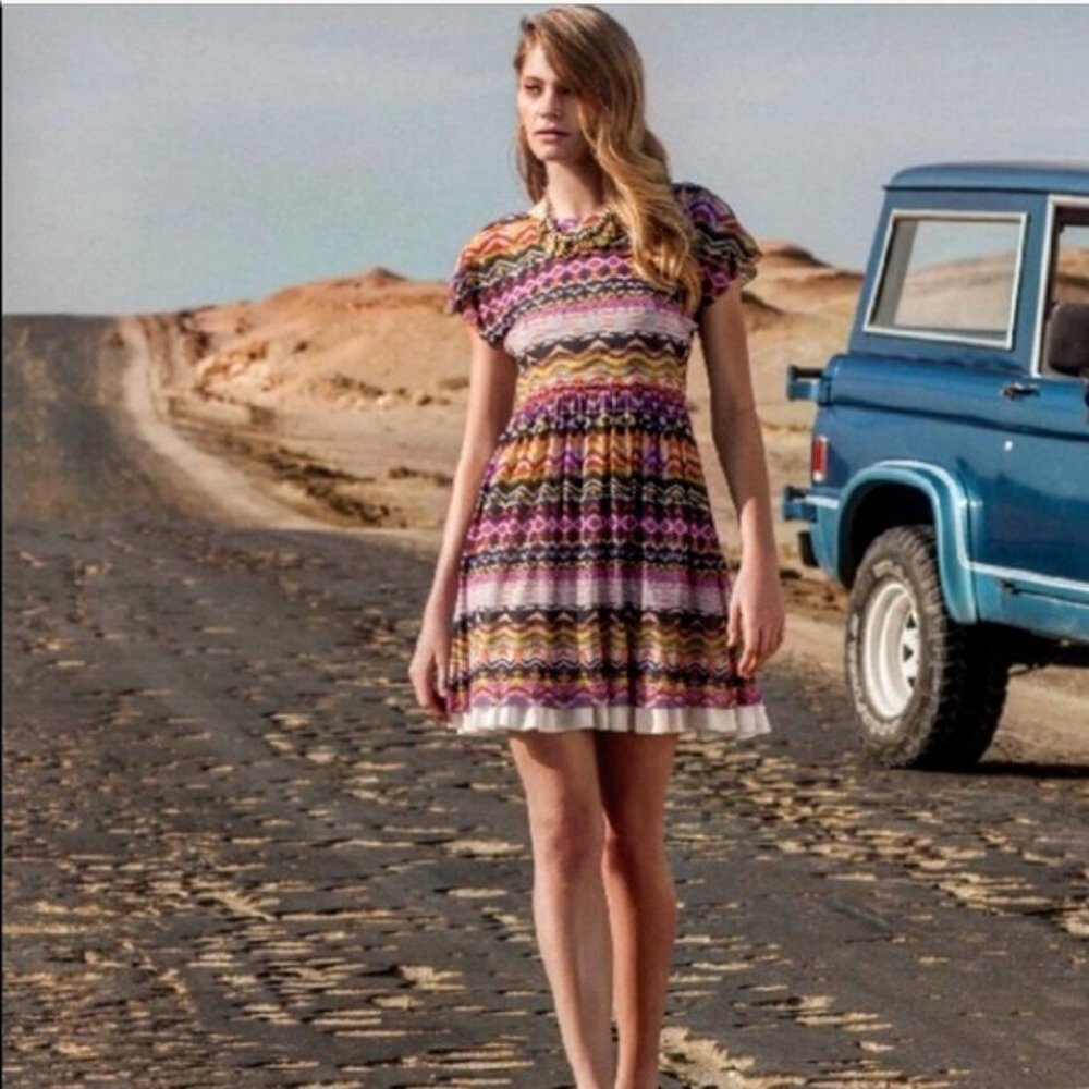 Anthropologie Weston Wear Flared Caraz Dress